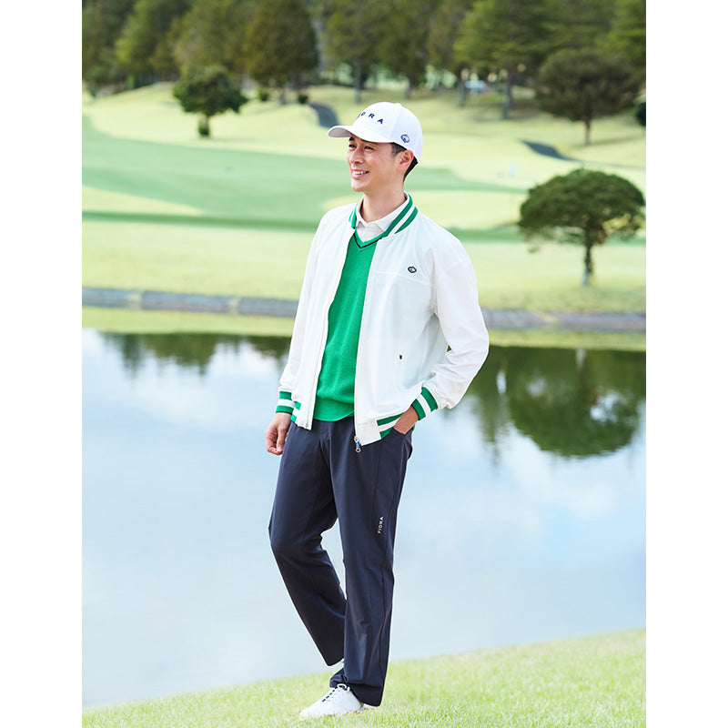 シャンブレーキャップ【メンズ】ホワイト