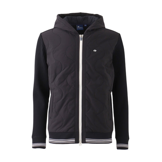 ニット軽量中綿JKT【メンズ】ネイビー