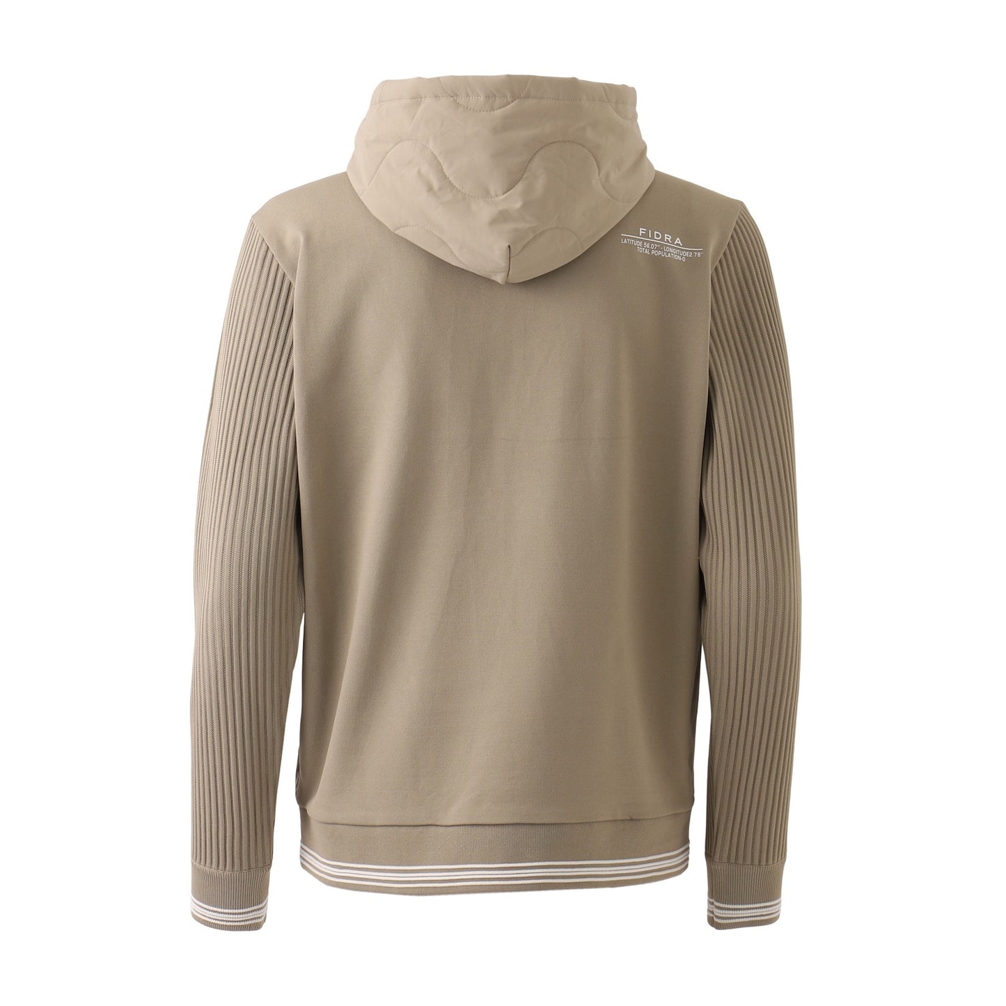 ニット軽量中綿JKT【メンズ】ベージュ