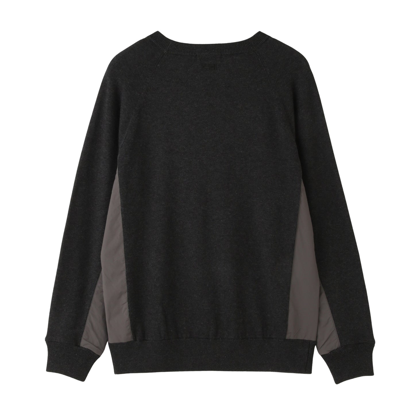 コットン×カシミア混セーター【メンズ】グレー