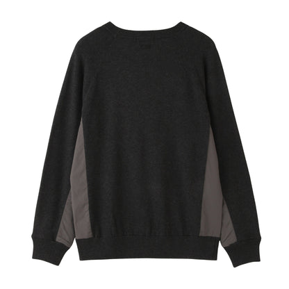 コットン×カシミア混セーター【メンズ】グレー