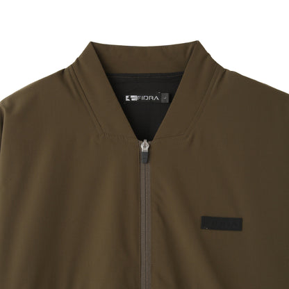 レイヤード防風アウター【メンズ】カーキ