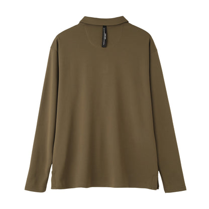 長袖POLO【メンズ】カーキ