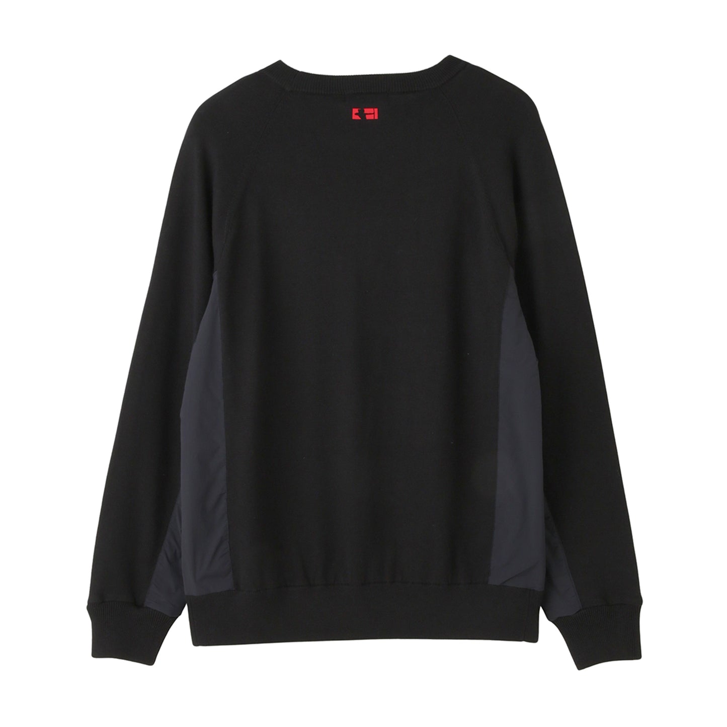 コットン×カシミア混セーター【メンズ】ブラック