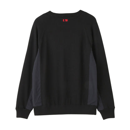 コットン×カシミア混セーター【メンズ】ブラック