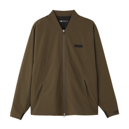 レイヤード防風アウター【メンズ】カーキ