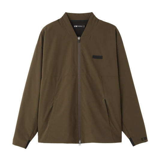 レイヤード防風アウター【メンズ】カーキ