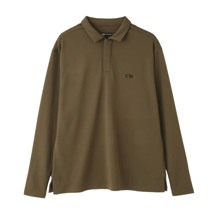長袖POLO【メンズ】カーキ