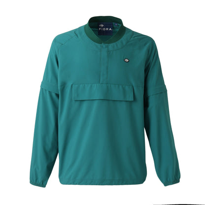 ポケッタブルハーフジップＪＫ【メンズ】グリーン