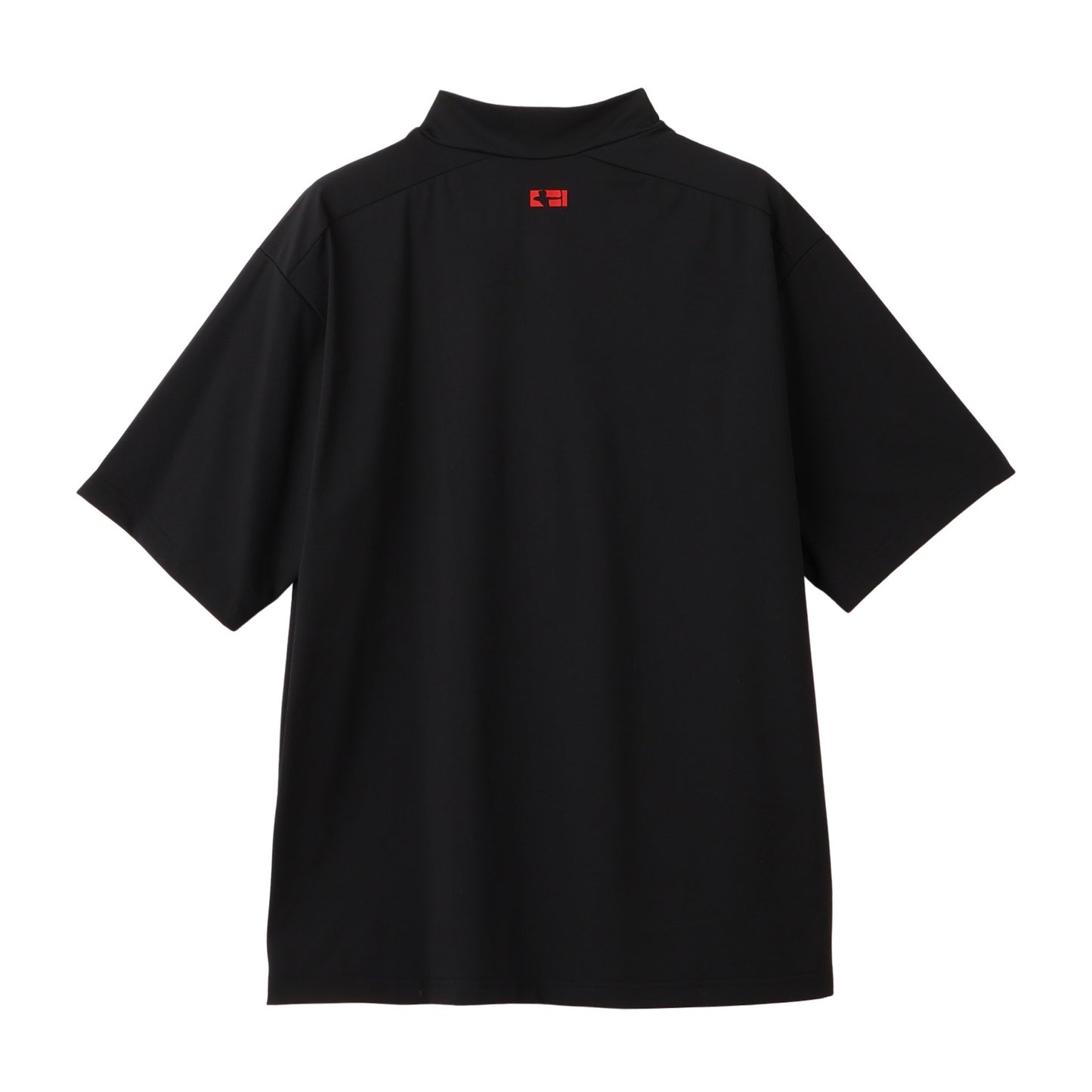 モックネック　ハンソデTee【メンズ】ブラック