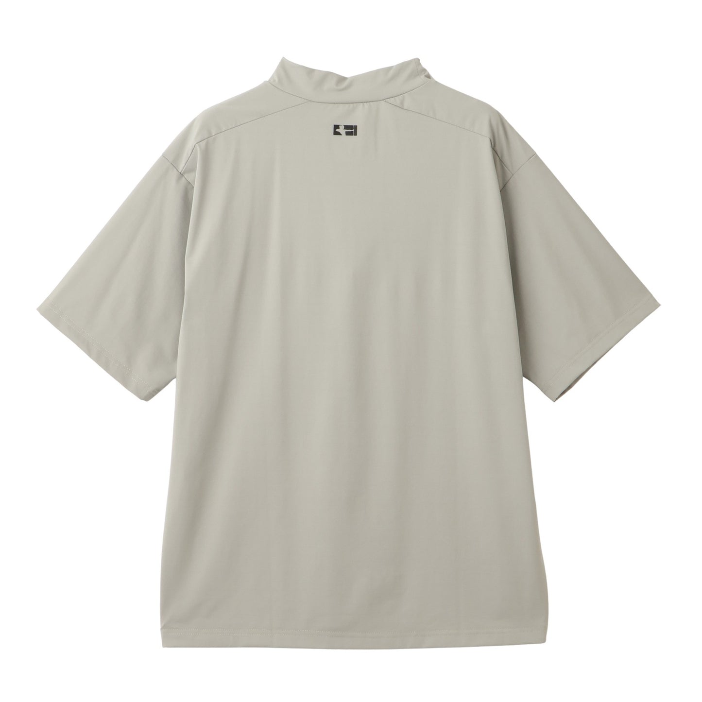 モックネック　ハンソデTee【メンズ】ライトグレー