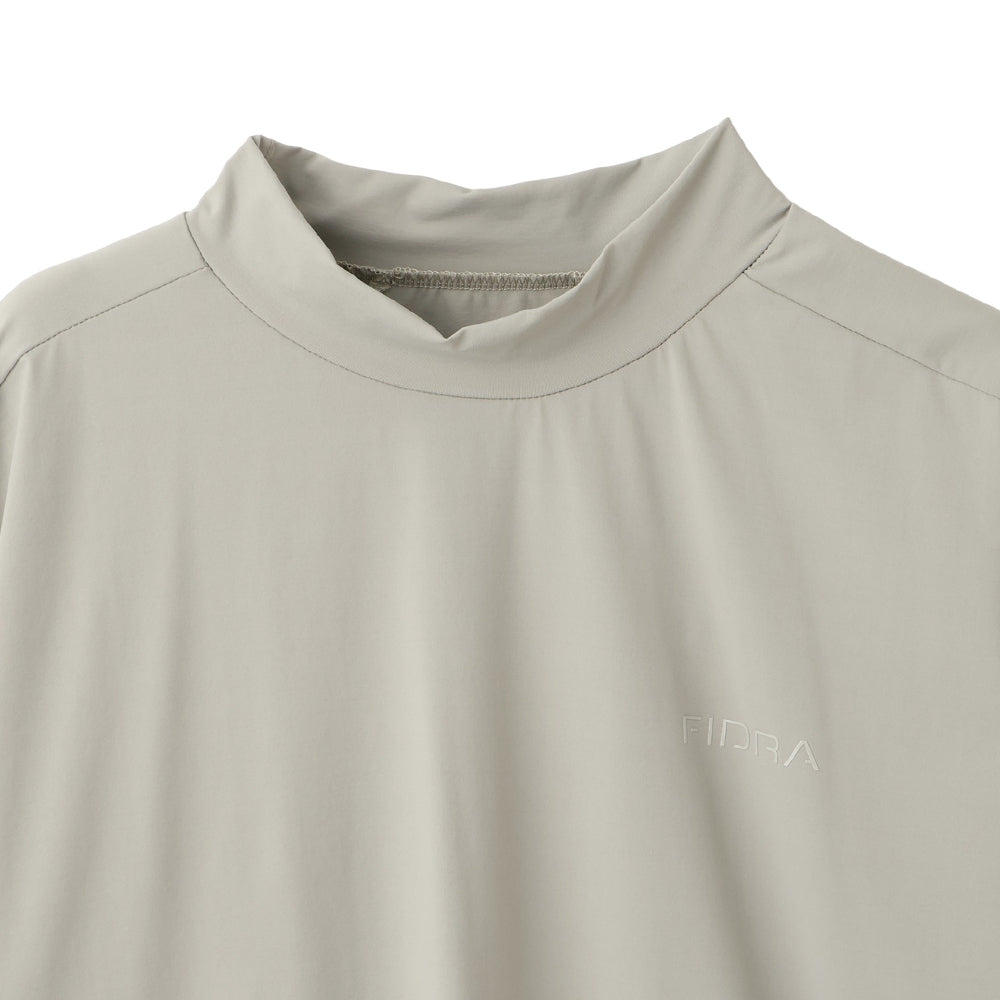 FIDRA VERA モックネック ハンソデTee【メンズ】ライトグレー