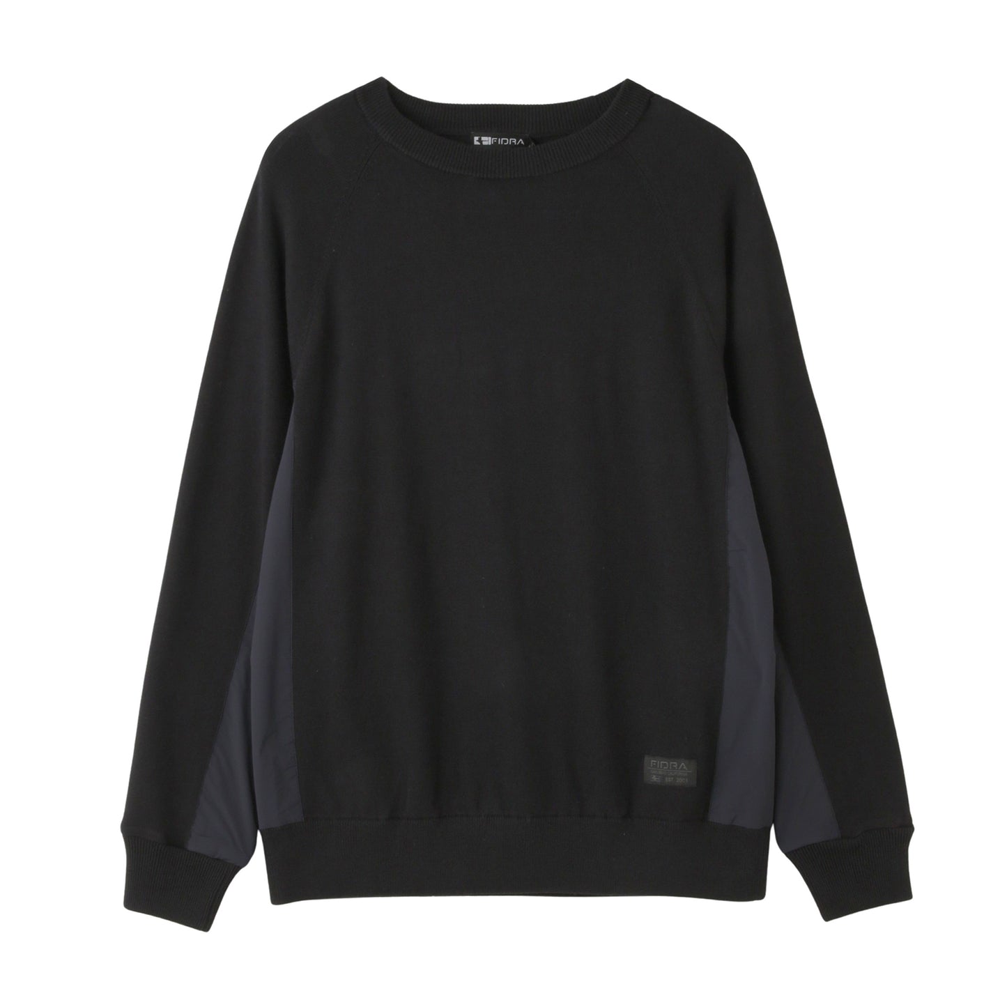 コットン×カシミア混セーター【メンズ】ブラック