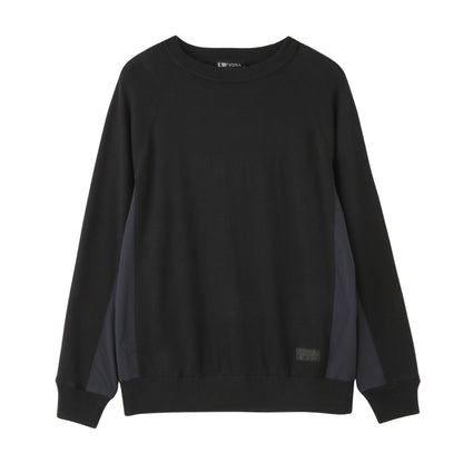 コットン×カシミア混セーター【メンズ】ブラック