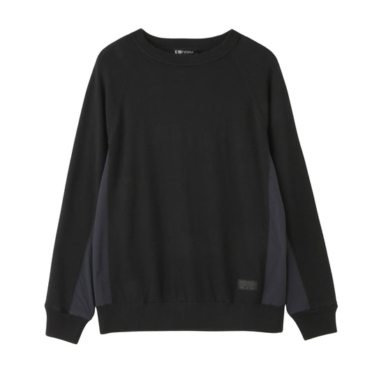 コットン×カシミア混セーター【メンズ】ブラック