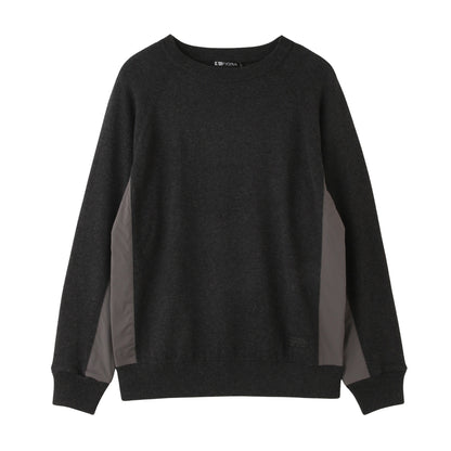 コットン×カシミア混セーター【メンズ】グレー