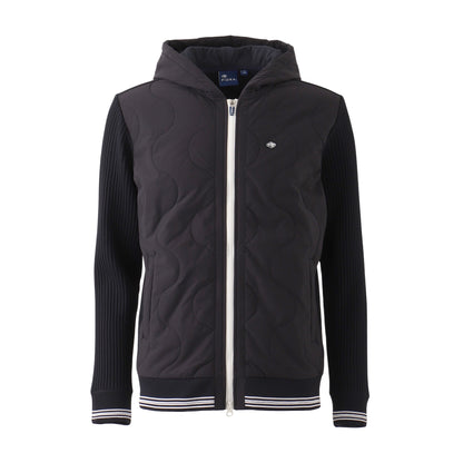 ニット軽量中綿JKT【メンズ】ネイビー