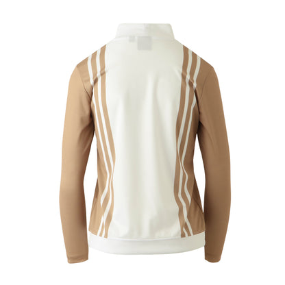 HX LSモックネックカットソー【ウィメンズ】ベージュ