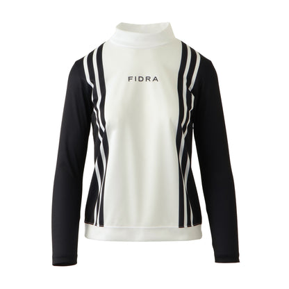 HX LSモックネックカットソー【ウィメンズ】ネイビー