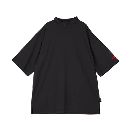 モックネックシャツ【メンズ】チャコールグレー