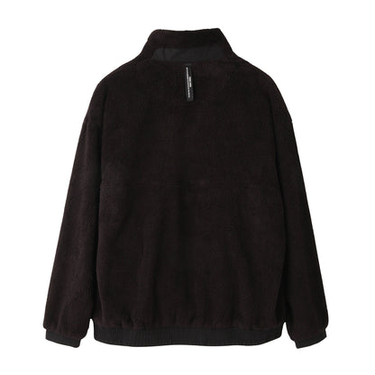 シェルパスタンドジップ【メンズ】ブラック